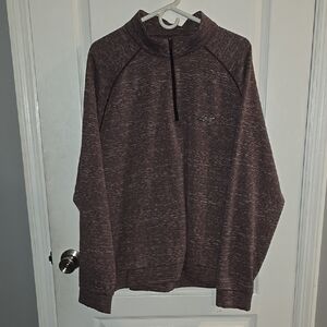 Greg Norman Collection Men's XXL Brown Zip Up Sweater Shirt